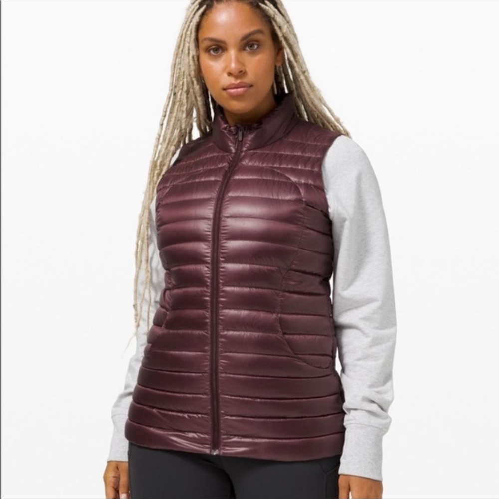NWT Lululemon pack it down vest shine